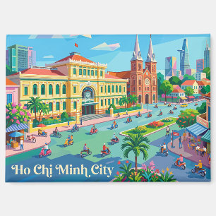 Ho-Chi-Minh-Stadt Vietnam Magnet