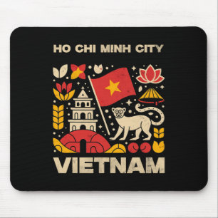 Ho-Chi-Minh-Stadt Vietnam Souvenir Ho-Chi-Minh-Sta Mousepad
