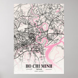 Ho Chi Minh - Vietnam Neapolitan City Map Poster