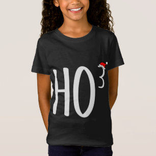 Ho Cubed Ho Ho Ho Mathe Lehrerin Weihnachten T-Shirt