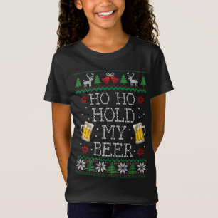 Ho, der mein Bier hält hässlichen Weihnachtspulli T-Shirt