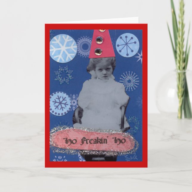 Ho Freakin Ho Feiertagskarte (Vorderseite)