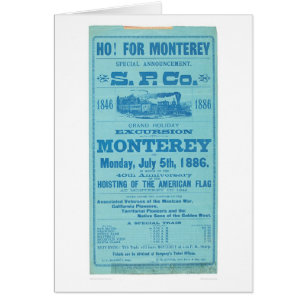 Ho für Monterey so. Pazifische Anzeige (1652A)