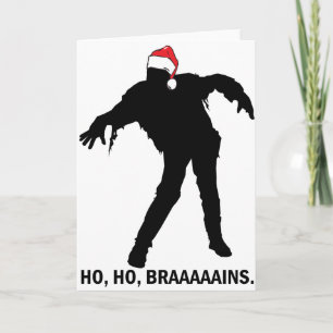 Ho Ho Brains Feiertagskarte