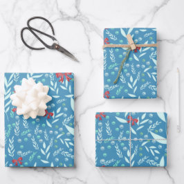 Ho-Ho-Feiertage Geschenkpapier Set