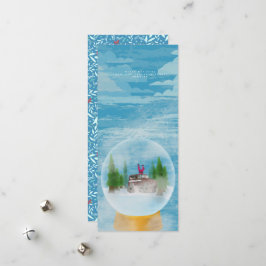 Ho ho Feiertags-Weihnachtskarte Feiertagskarte