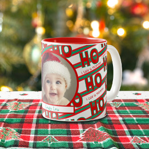 Ho Ho Foto Weihnachtsfeierlichkeiten Tasse