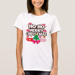 Ho Ho Frohe Weihnachten – Gemütliche Feiertagsstim T-Shirt