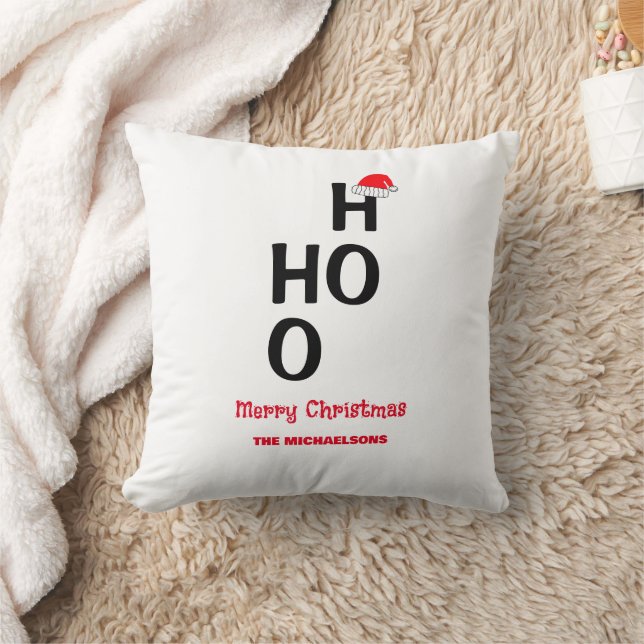 Ho Ho: Frohe Weihnachten Kissen (Decke)