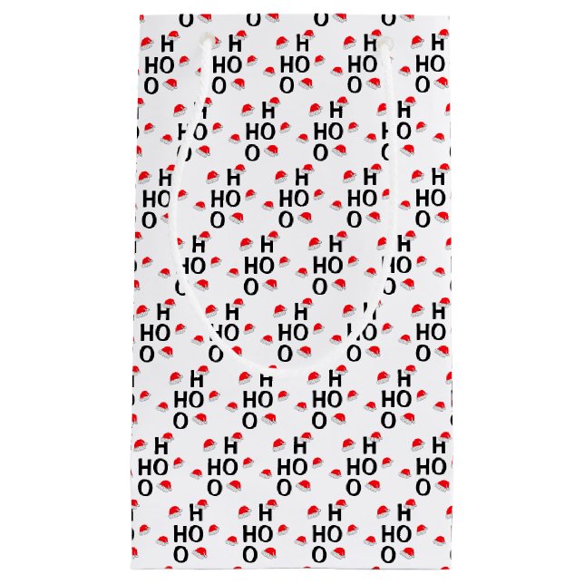 Ho Ho: Frohe Weihnachten Kleine Geschenktüte (Vorderseite)