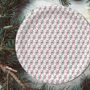 Ho Ho: Frohe Weihnachten Pappteller