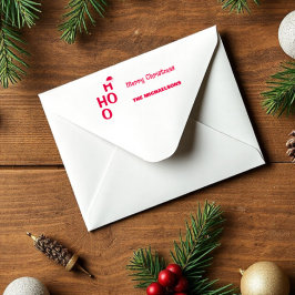 Ho Ho: Frohe Weihnachten Permastempel