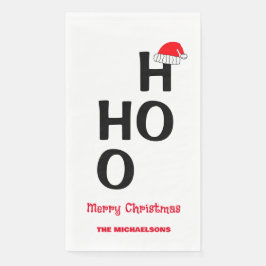 Ho Ho: Frohe Weihnachten Serviette