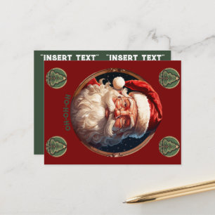 Ho Ho Glück Feiertagspostkarte