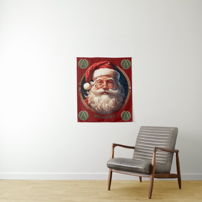 Ho Ho Glück Wandteppich (Beispiel)