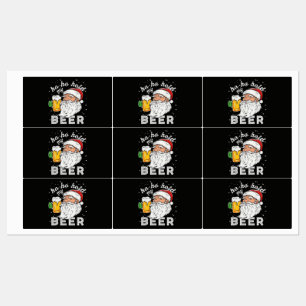 Ho Ho Halt Mein Bier Weihnachten Trinkender Weihna Etiketten