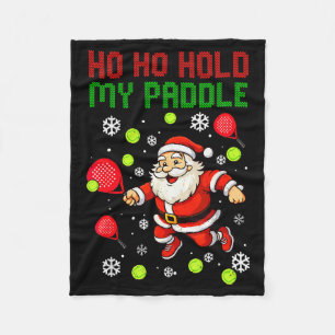 Ho Ho Halt Mein Paddle Weihnachten Padel Tennis Xm Fleecedecke