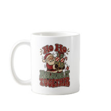 Ho Ho Hält Sich Zusammen Lustiger Weihnachtskaffee