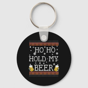 Ho Ho Halte Mein Bier Weihnachten Im Juli Trink Sw Schlüsselanhänger
