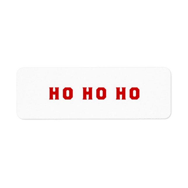 HO HO HO (Vorne)