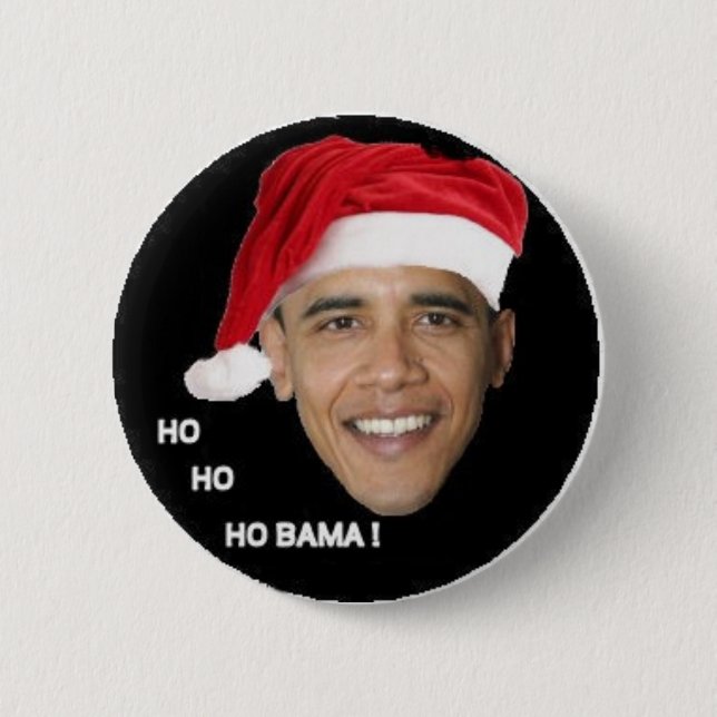 Ho Ho Ho Bama Button (Vorderseite)