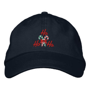 Ho Ho Ho Candy Canes Stickerei Bestickte Baseballkappe