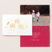 Ho Ho Ho Charming Frohe Weihnachten Foto