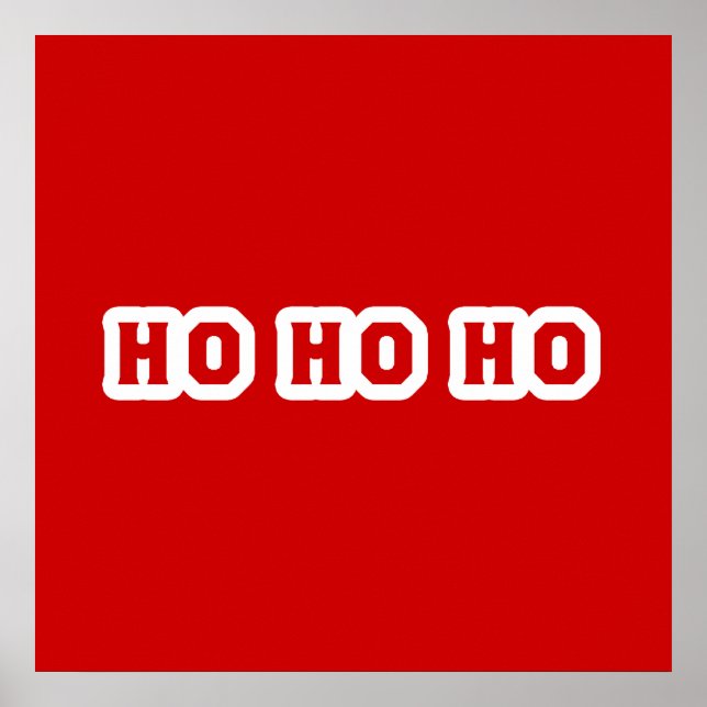 Ho Ho Ho Christmas Cheer Poster (Vorne)