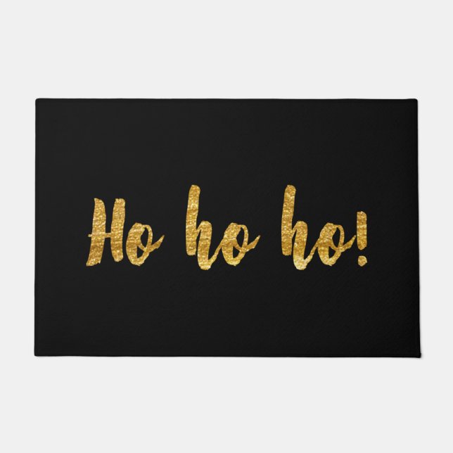 Ho Ho Ho Christmas Door Mat Fußmatte (Vorderseite)