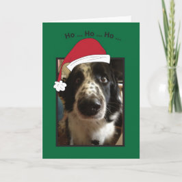 Ho Ho Ho Christmas Feiertagskarte