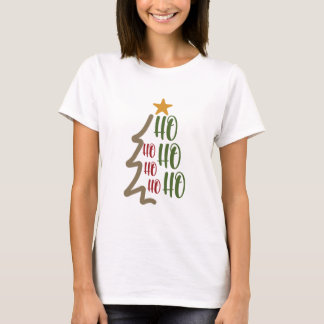 Ho Ho Ho Christmas Tree T-Shirt