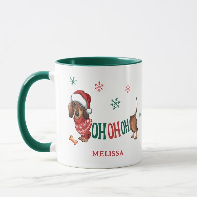 HO-HO-HO-DACKEL CHRISTMAS TASSE (Links)
