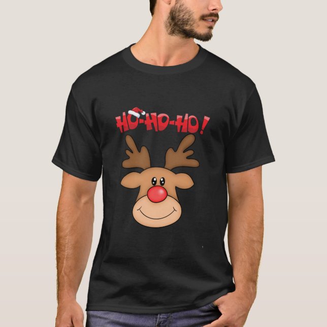 Ho Ho Ho Dill Doe - Weihnachtsmotiv T-Shirt (Vorderseite)