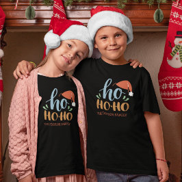 Ho Ho Ho Family Christmas Boy T - Shirt