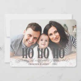 HO HO HO FEIERTAGSKARTE