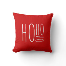 HO HO HO Frohe Weihnachten im Landhausstil Rot