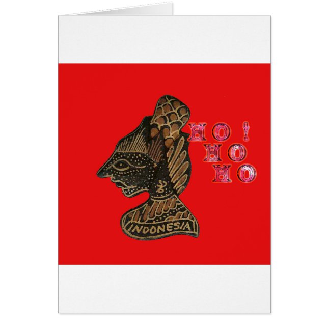 Ho Ho Ho! Frohe Weihnachten Indonesien niedlich Re (Vorne)