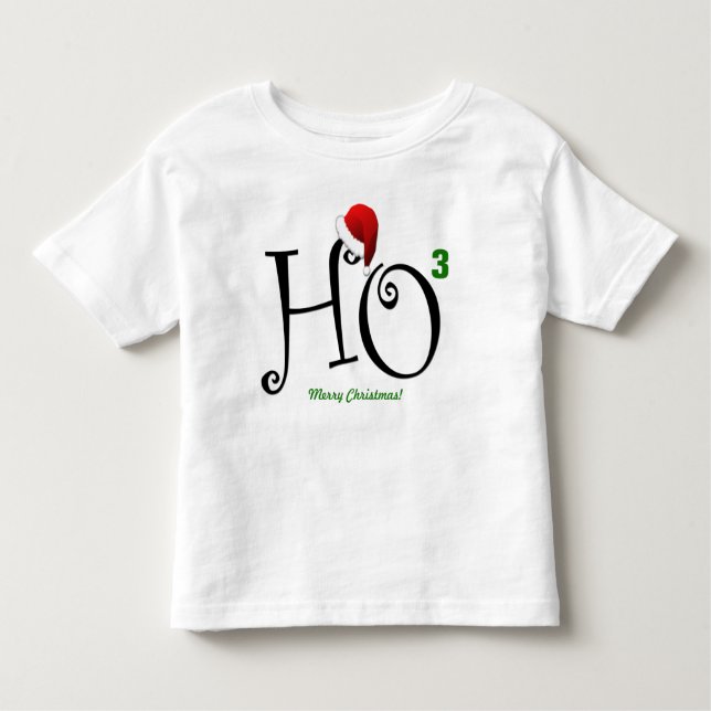 Ho Ho Ho frohe Weihnachten! Kleinkind T-shirt (Vorderseite)