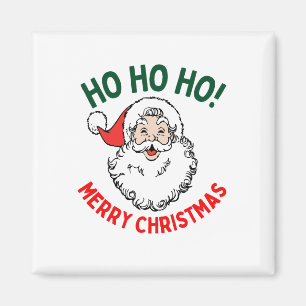 HO HO HO FROHE WEIHNACHTEN MAGNET