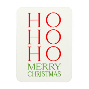 Ho Ho Ho Frohe Weihnachten Magnet