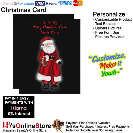 HO HO HO! Frohe Weihnachten vom Weihnachtsmann