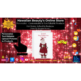 HO HO HO! Frohe Weihnachten vom Weihnachtsmann