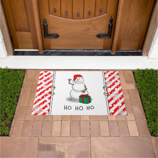 Ho Ho Ho Frohe Weihnachten Weihnachtsmann Niedlich Fußmatte