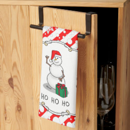 Ho Ho Ho Frohe Weihnachten Weihnachtsmann Niedlich Geschirrtuch