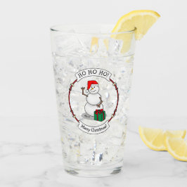Ho Ho Ho Frohe Weihnachten Weihnachtsmann Niedlich Glas