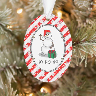 Ho Ho Ho Frohe Weihnachten Weihnachtsmann Niedlich Ornament