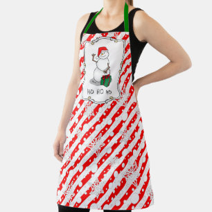 Ho Ho Ho Frohe Weihnachten Weihnachtsmann Niedlich Schürze