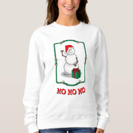 Ho Ho Ho Frohe Weihnachten Weihnachtsmann Niedlich Sweatshirt