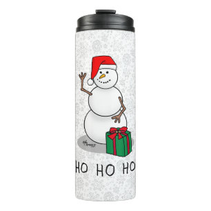 Ho Ho Ho Frohe Weihnachten Weihnachtsmann Niedlich Thermosbecher