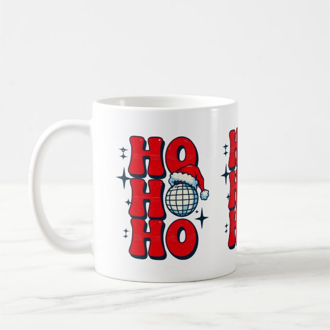 Ho ho ho fröhliche Weihnachten Kaffeetasse (Links)